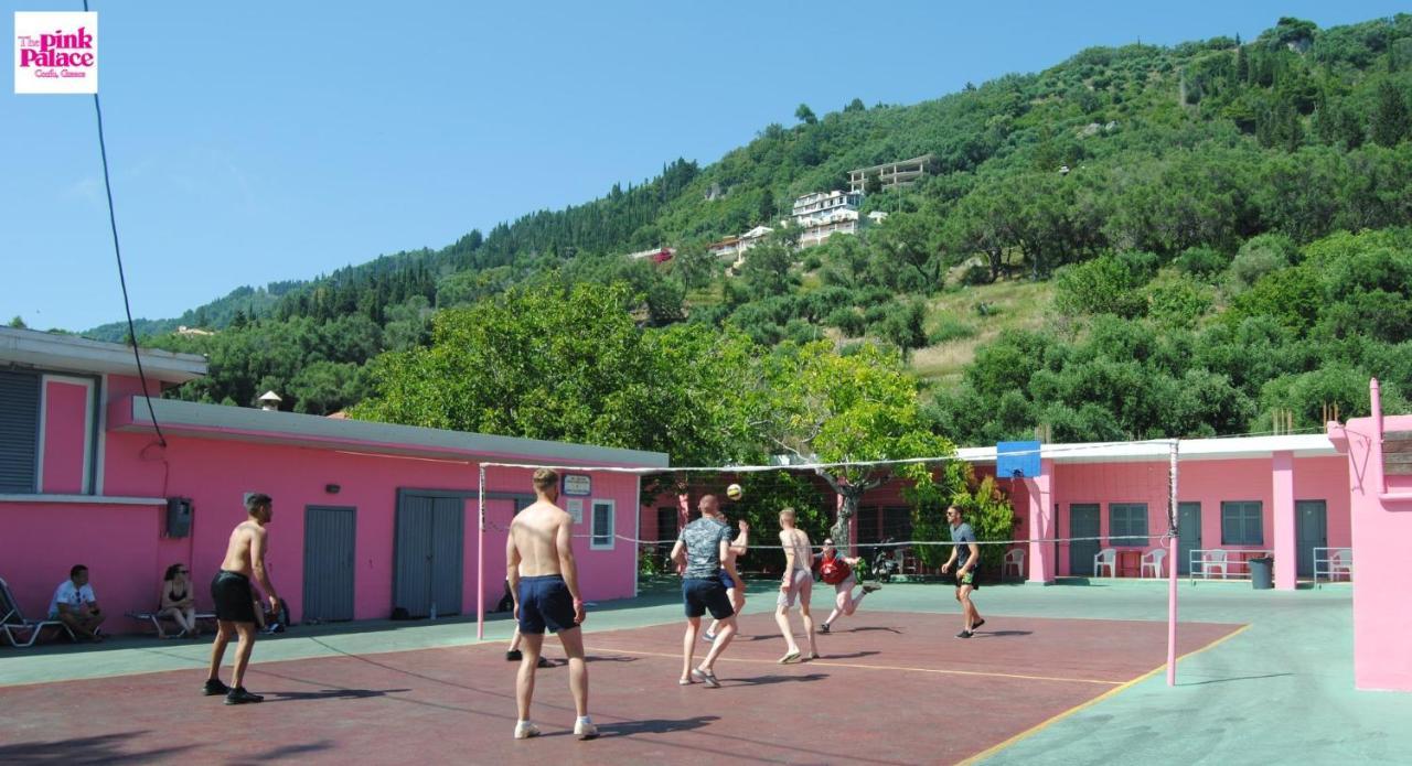 The Pink Palace Hostel Agios Gordios  Exterior foto
